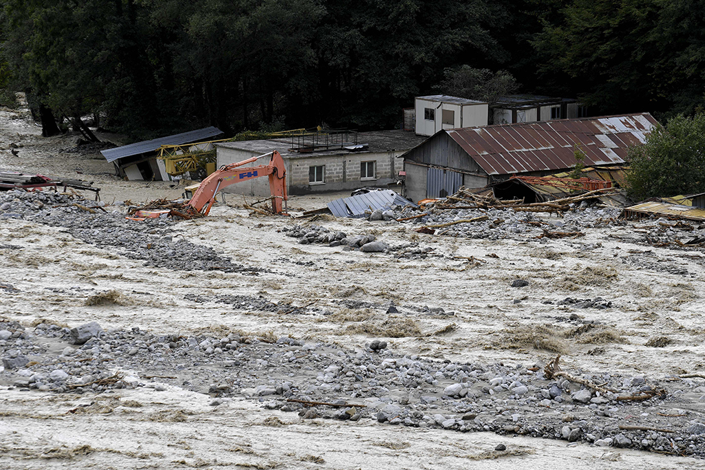 Überschwemmungen Südfrankreich