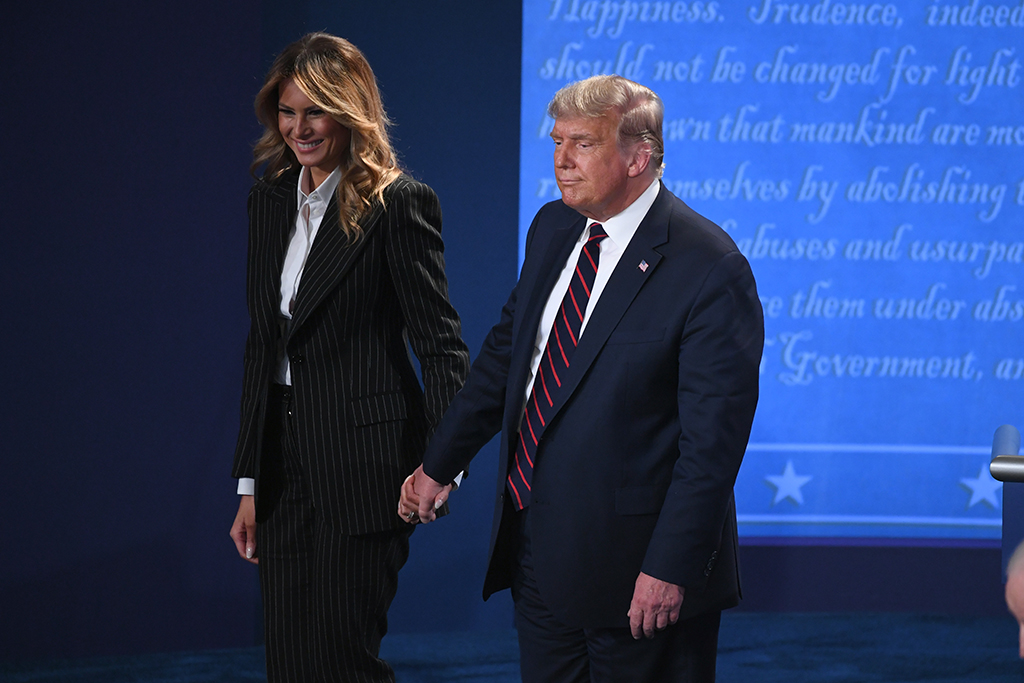 Donald Trump und die First Lady Melania