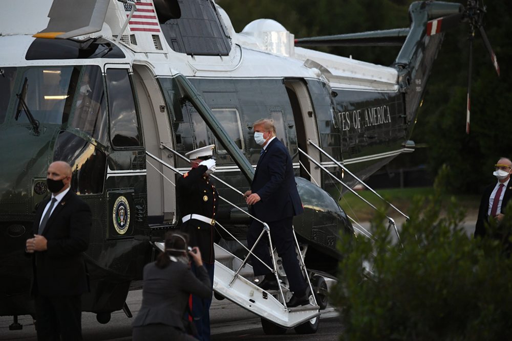 Donald Trump auf dem Weg zurück ins Weiße Haus (Foto: Saul Loeb, AFP)