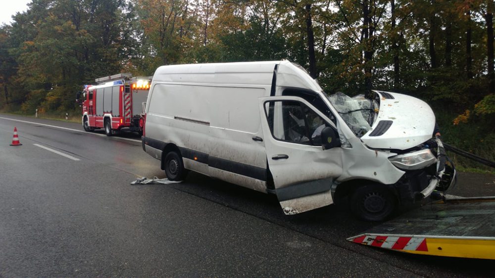 Tödlicher Unfall auf der A44 bei Aachen-Brand (Bild: Johannes Jäger)