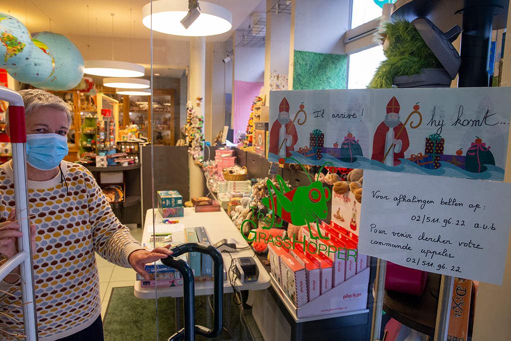 Spielwarenladen in Brüssel (Bild: Nicolas Maeterlinck/Belga)