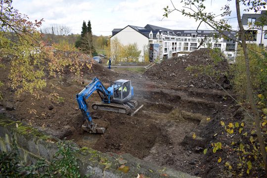 Archäologische Ausgrabungen "Zur Burg" in St. Vith (Bild: Chantal Scheuren/BRF)