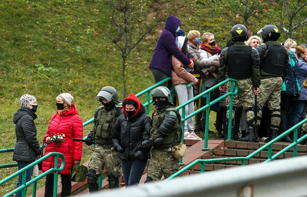 Neue Festnahmen bei Demonstration in Minsk