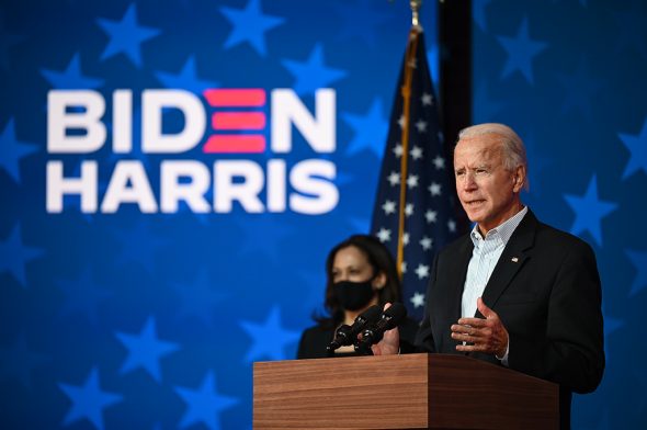 Joe Biden am 5. November 2020