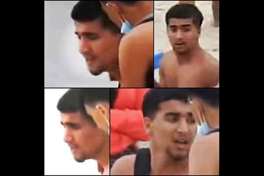 Zeugenaufruf: Die Polizei sucht diese Mann in Verbindung mit der Massenschlägerei in Blankenberge am 8. August (Bild: Polizei)