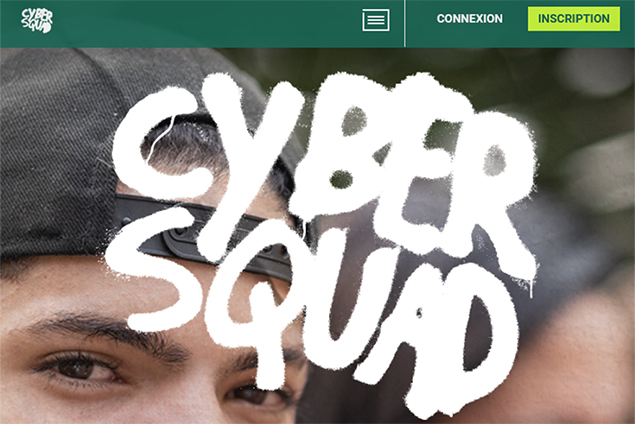 "CyberSquad" von Child Focus ist nun online (Screenshot)