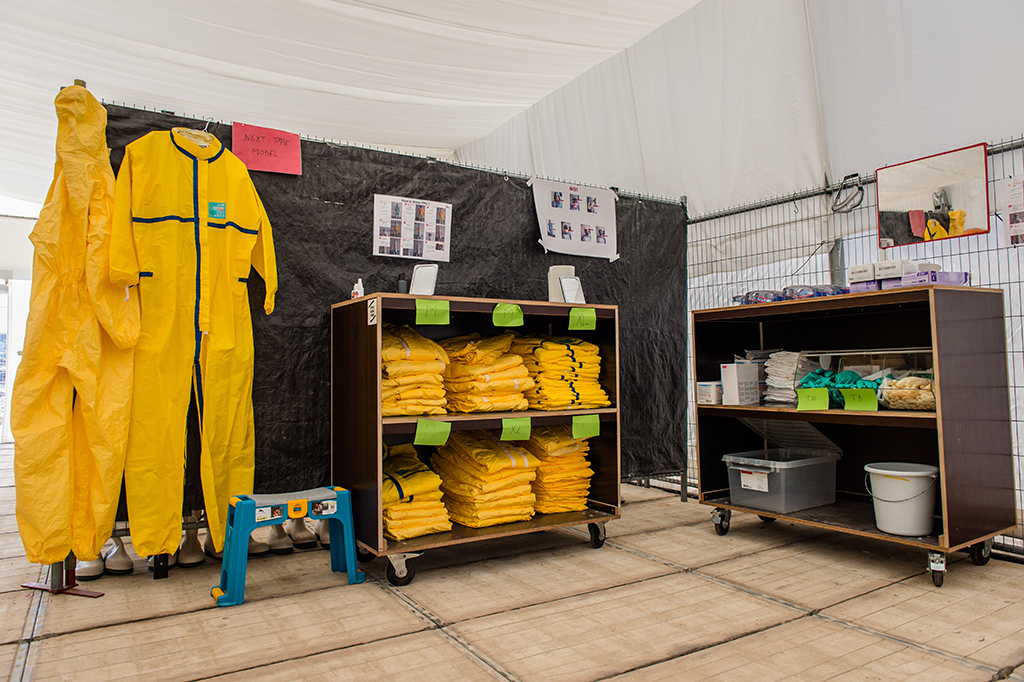Einsatz gegen Ebola: Trainingszentrum von Ärzte ohne Grenzen in Brüssel