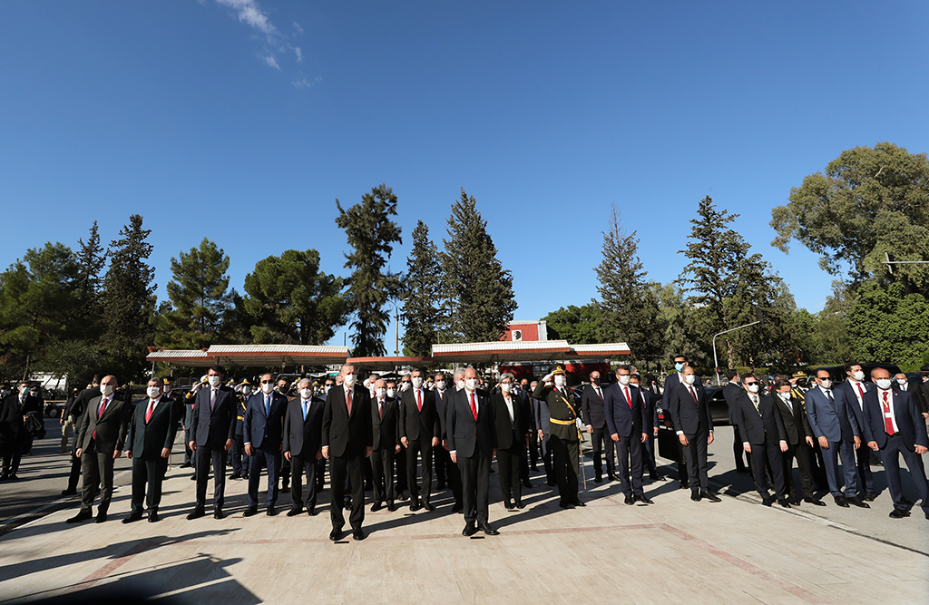 Der türkische Präsident Recep Tayyip Erdogan bei einem Besuch in Nordzypern (Bild: Turkish President Press office/AFP)