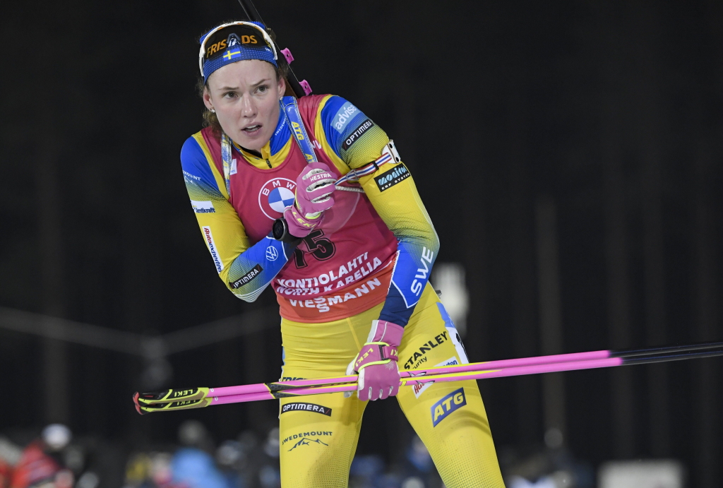 Hanna Oeberg, Biathletin aus Schweden (Bild: Markku Ulander/AFP)