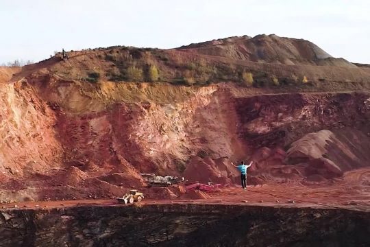 Highline-Rekord in Weismes (Bild: Vedia)