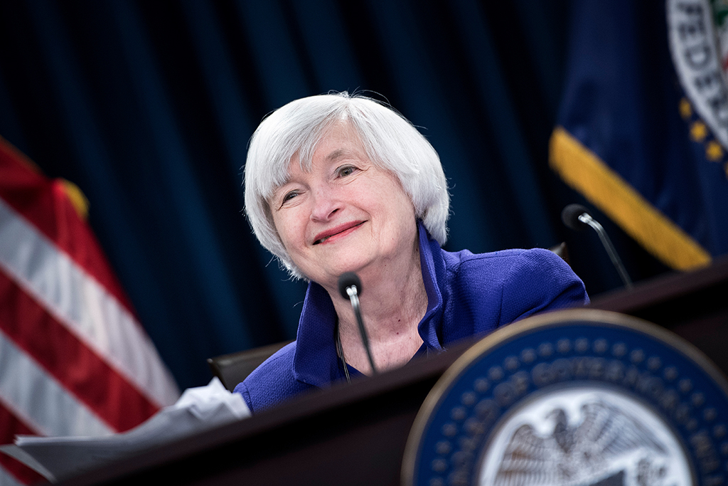Janet Yellen wird die neue US-Finanzministerin werden (Bild: Brendan Smialowski/AFP)