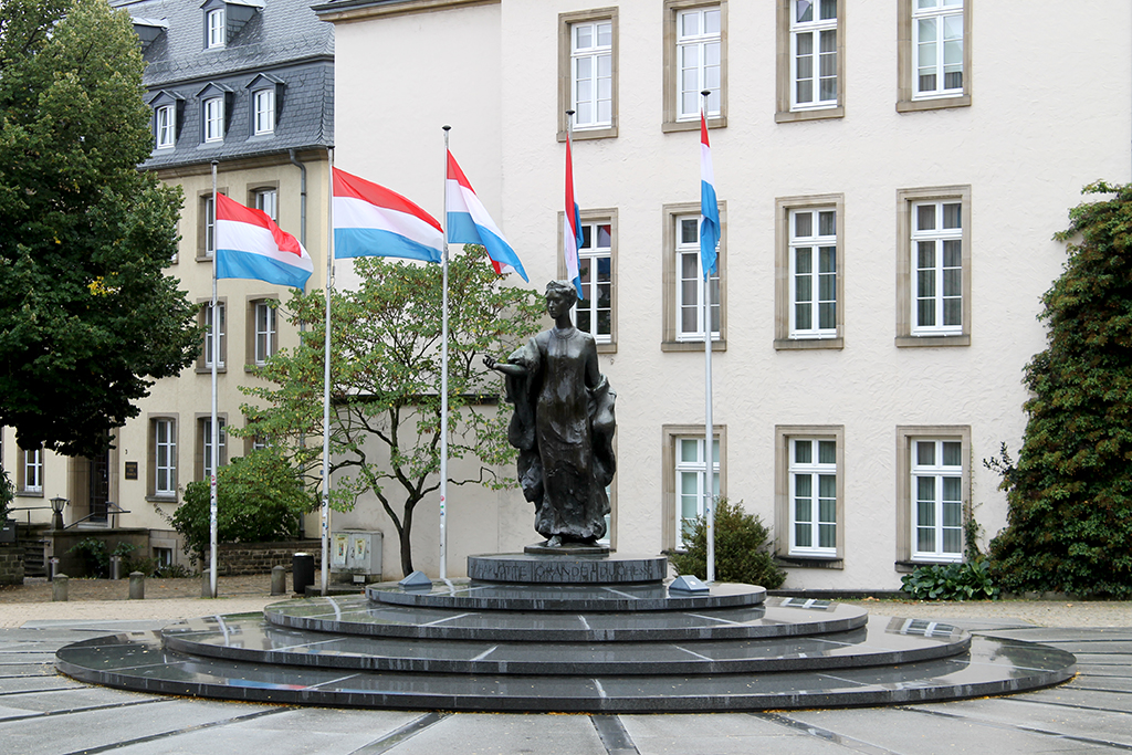 Denkmal der Großherzogin Charlotte in Luxemburg Stadt (Bild: Melanie Ganser/BRF)