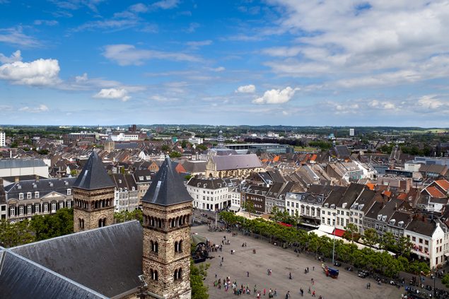 Blick auf das Zentrum von Maastricht