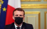 Frankreichs Präsident Emmanuel Macron (Bild: Thibault Camus/AFP)