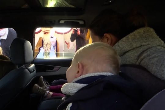 Nikolaus-Drive-In in Stavelot (Bild: Vedia)