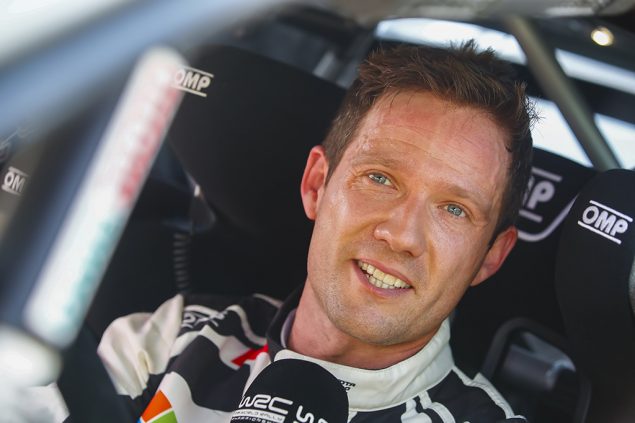 Sébastien Ogier bei der Rallye Mexiko im März (Bild: Toyota Gazoo Racing)