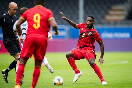 Orel Mangala beim Spiel der Teufelchen gegen Deutschland am 8. September (Bild: Jasper Jacobs/Belga)