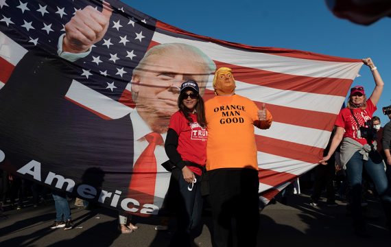 Trump-Anhänger bei Demo