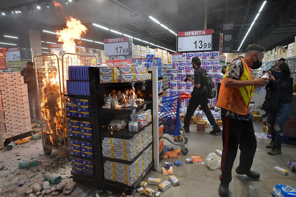 Proteste in Sao Paulo (Bild: Nelson Almeida/AFP)