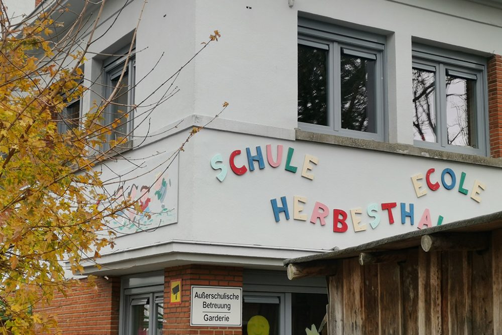 Die Gemeindeschule in Herbesthal