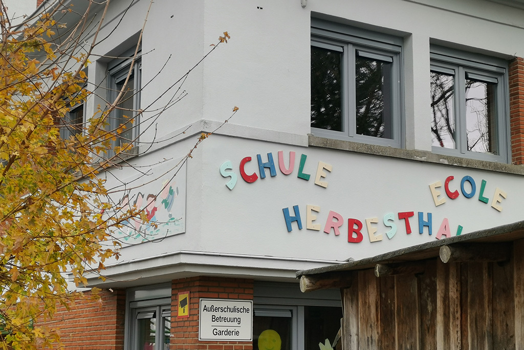 Die Gemeindeschule in Herbesthal
