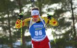 Thierry Langer beim Biathlon-Weltcup im finnischen Kontiolahti (Bild: Mike Semisch)