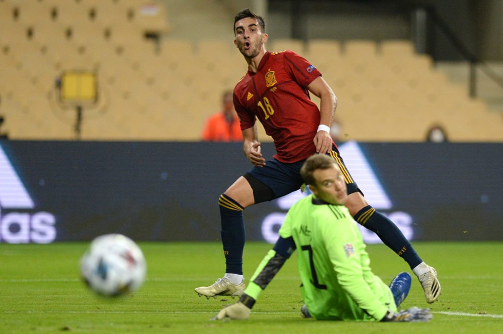 Dreifach-Torschütze Ferran Torres (Bild: Cristina Quicler/AFP)