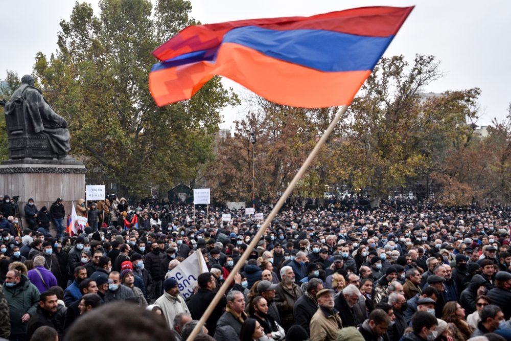 Armenien: Demonstration in Eriwan