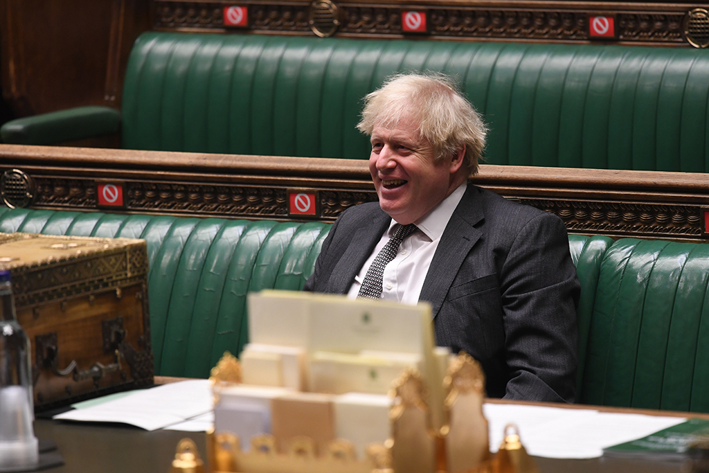 Premierminister Boris Johnson im House of Commons (Bild: Jessica Taylor /UK Parliament/AFP)