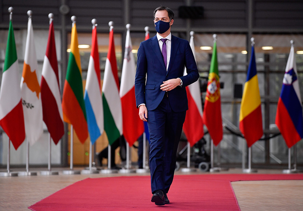 Premier Alexander De Croo am 10. Dezember beim EU-Gipfel in Brüssel (Bild: John Thys/Pool/AFP)