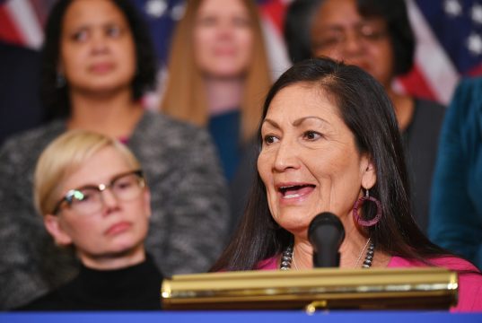 Die Kongressabgeordnete Deb Haaland soll in Bidens Regierungsteam Innenministerin werden (Bild: Mandel Ngan/AFP)