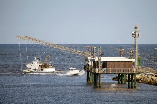 Fischkutter am Anlegesteg