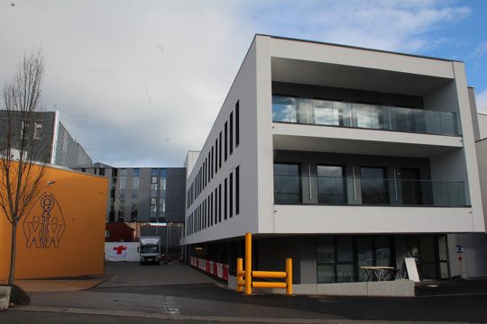 Gebäude Z Krankenhaus Eupen bald einzugsbereit (Bild: Andreas Lejeune/BRF)