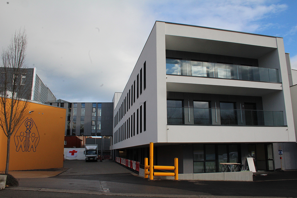 Gebäude Z Krankenhaus Eupen bald einzugsbereit (Bild: Andreas Lejeune/BRF)