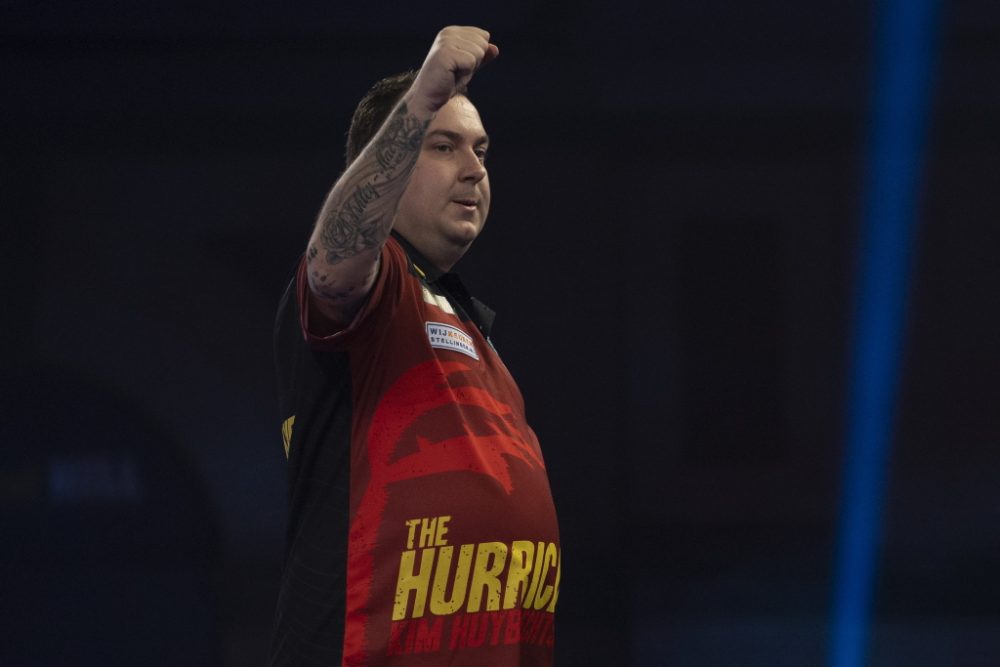 Kim Huybrechts bei der Darts-WM (Bild: Lawrence Lustig/PDC)