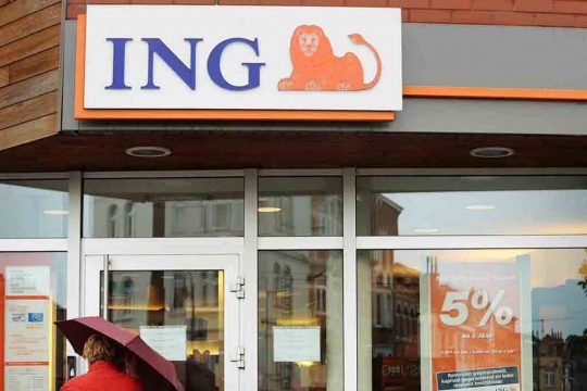 Filiale der ING-Bank (Archivbild: Herwig Vergult/Belga)
