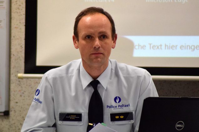 Der neue Chef der Polizeizone Eifel, Johannes Cremer (Bild: Stephan Pesch/BRF)