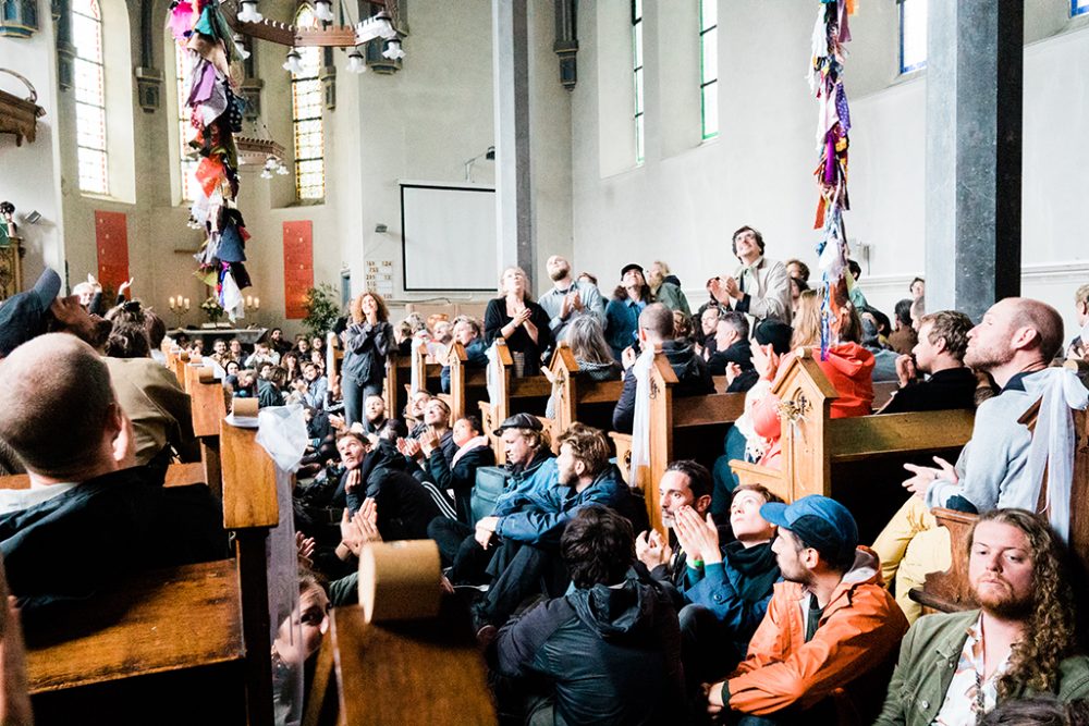 Meakusma Festival 2019: Konzert von Charlemagne Palestine in der Friedenskirche (Bild: Meakusma)