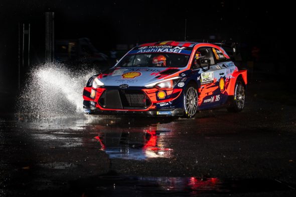 Thierry Neuville/Nicolas Gilsoul bei der Rallye Monza (Bild: Fabien Dufour/Hyundai Motorsport)