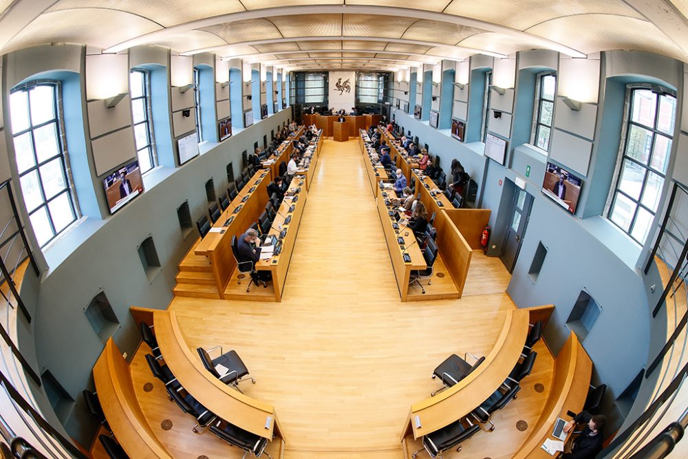 Blick ins wallonische Parlament in Namur (Illustrationsbild: Bruno Fahy/Belga)