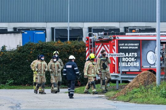 Feuerwehreinsatz auf Industriegelände in Temse