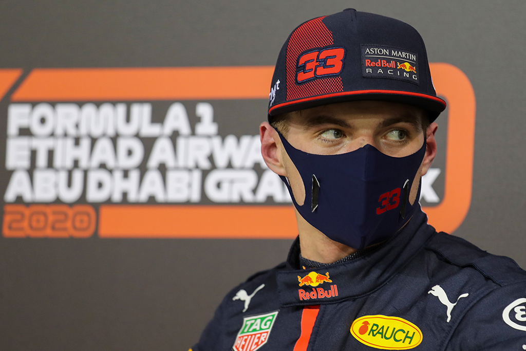 Max Verstappen sichert sich letzte Pole Position des Jahres (Bild: Kamran Jebreili/POOL/AFP)