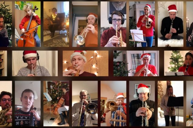 Weihnachtsgrüße der Harmonie Hergenrath als Musikvideo