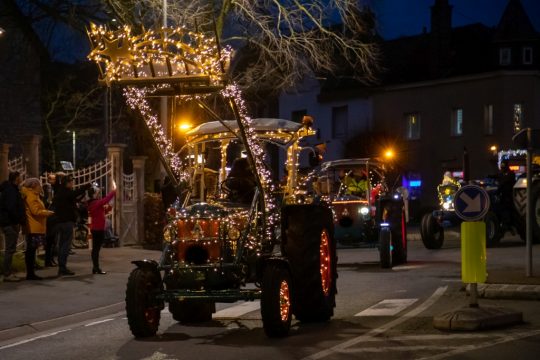Weihnachtstraktoren (Bild: Olivier Krickel/BRF)