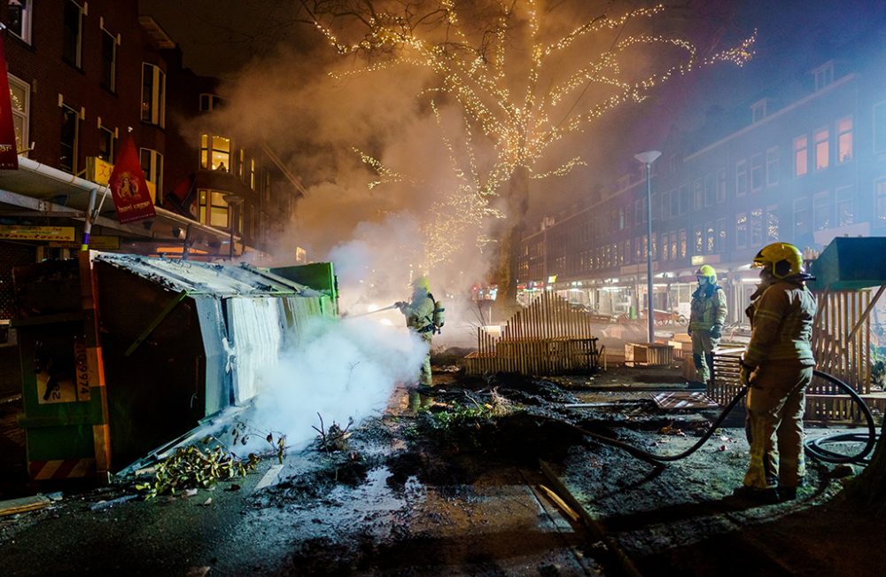 Ausschreitungen in Rotterdam