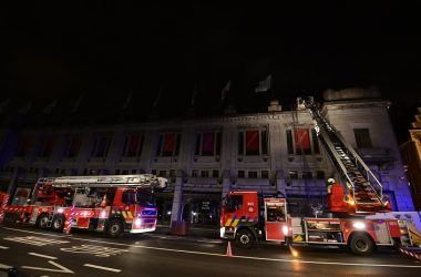 Brand im Bozar (Bild: Laurie Dieffembacq/Belga)