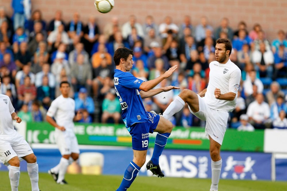 Fazli Kocabas spielte unter anderem für die AS Eupen (Bild vom Spiel in Gent am 14. August 2010, Bruno Fahy/Belga)