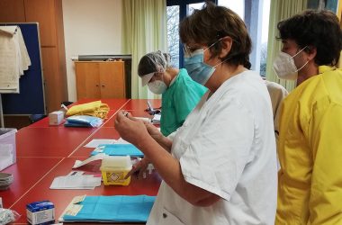 Erste Impfungen im Josephsheim am Dienstag (Bild: Wohn- und Pflegezentrum für Senioren St. Joseph)