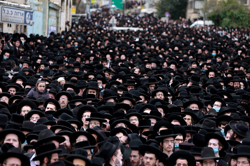 Tausende Ultraorthodoxer bei Begräbnis in Jerusalem