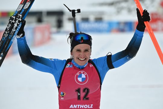 Julia Simon (Archivbild: Marco Bertorello/AFP)